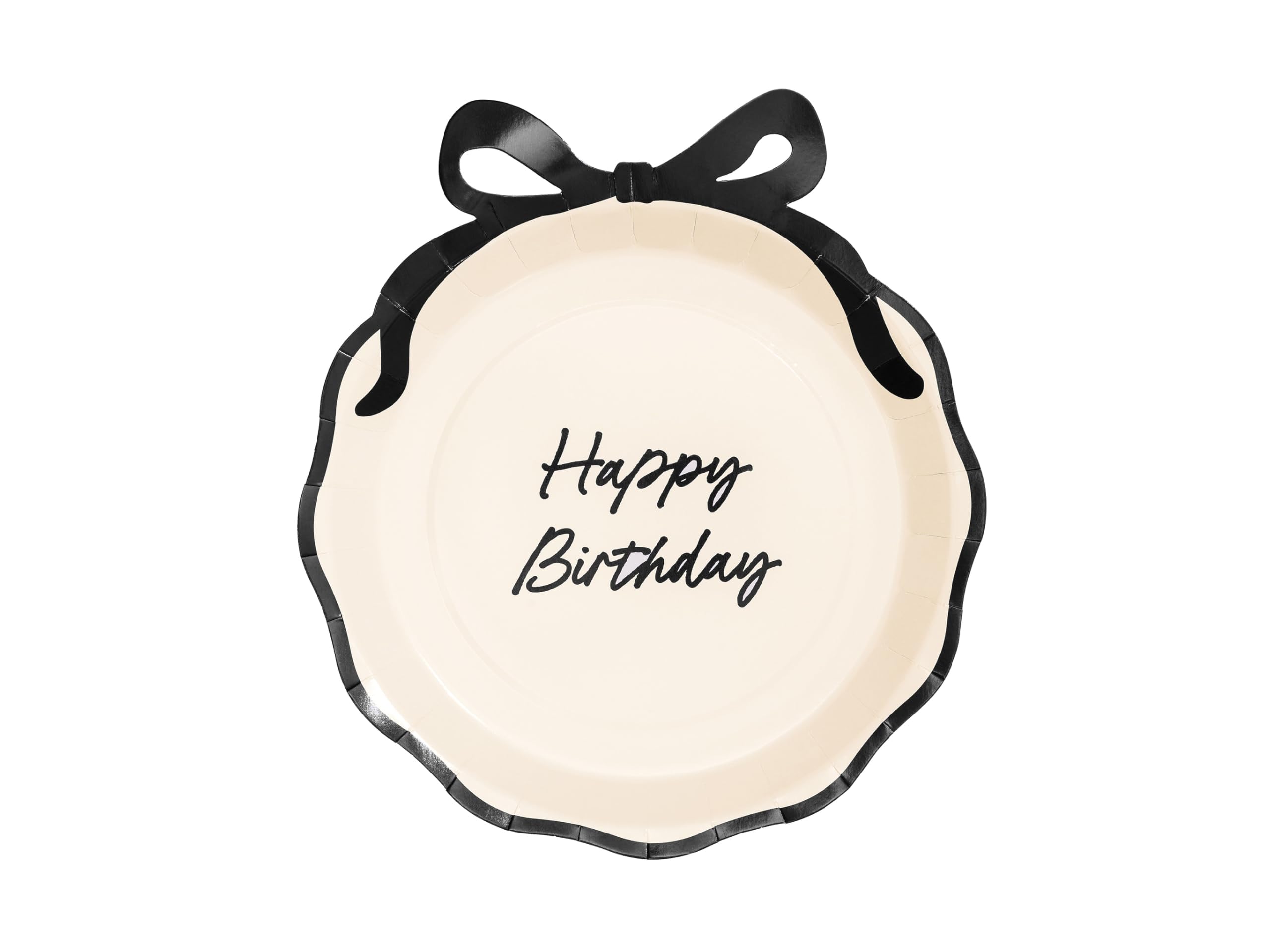 PartyDeco Happy Birthday Paper Plates, Disposable Tableware (Pack of 6)