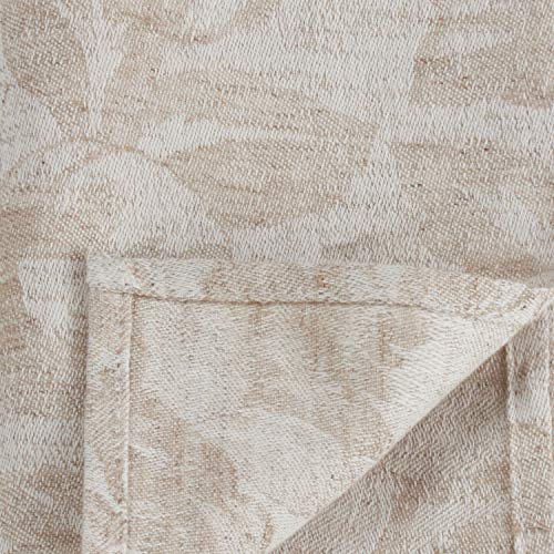 Servilletas de Tela Jacquard Floral Natural 20x20 Pulgadas Pack 4 miniatura 3