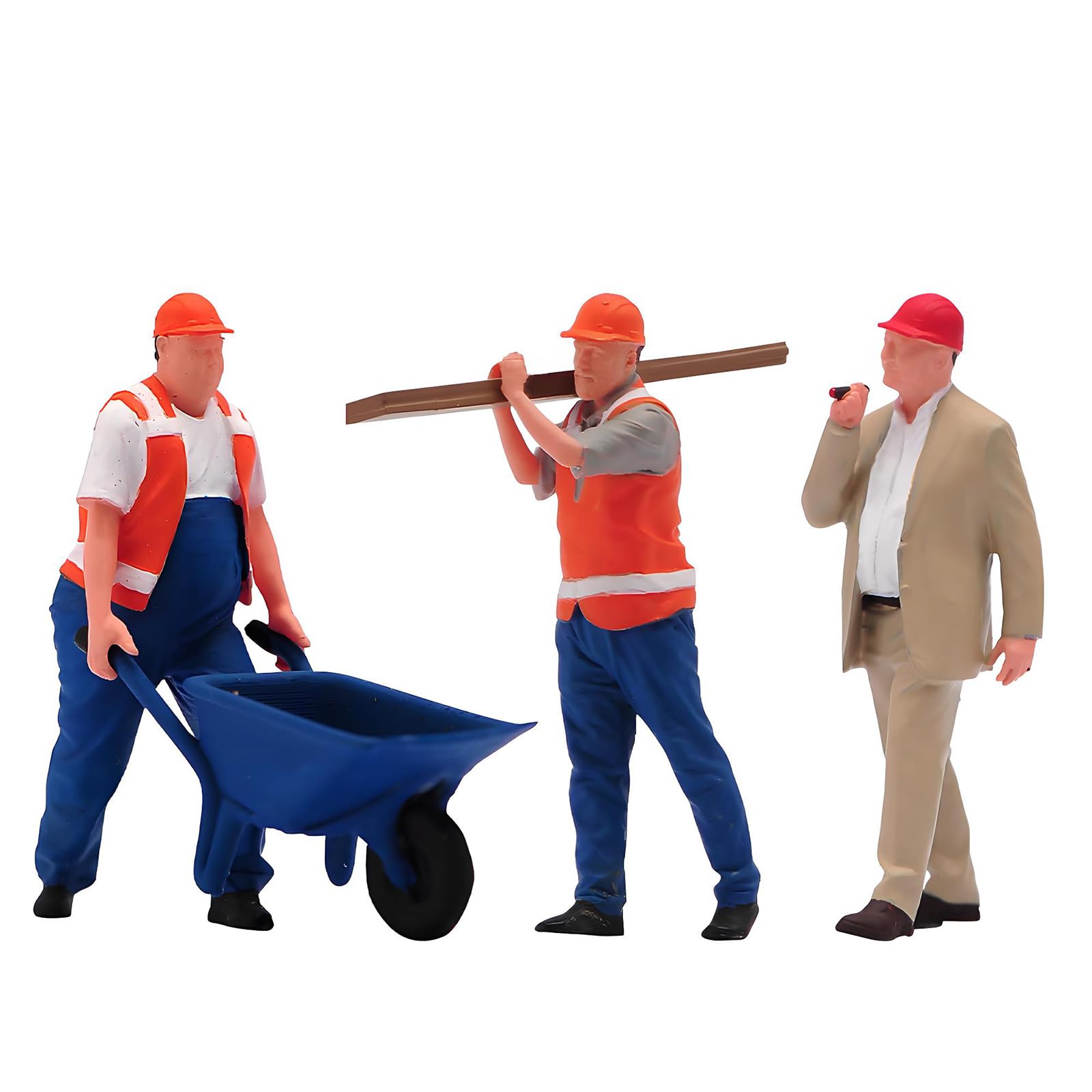 our fave Realistic Construction Worker Dolls 1: 64 Scale Resin Collectibles for Home Decors and Train Set Resin Tiny Figurines
