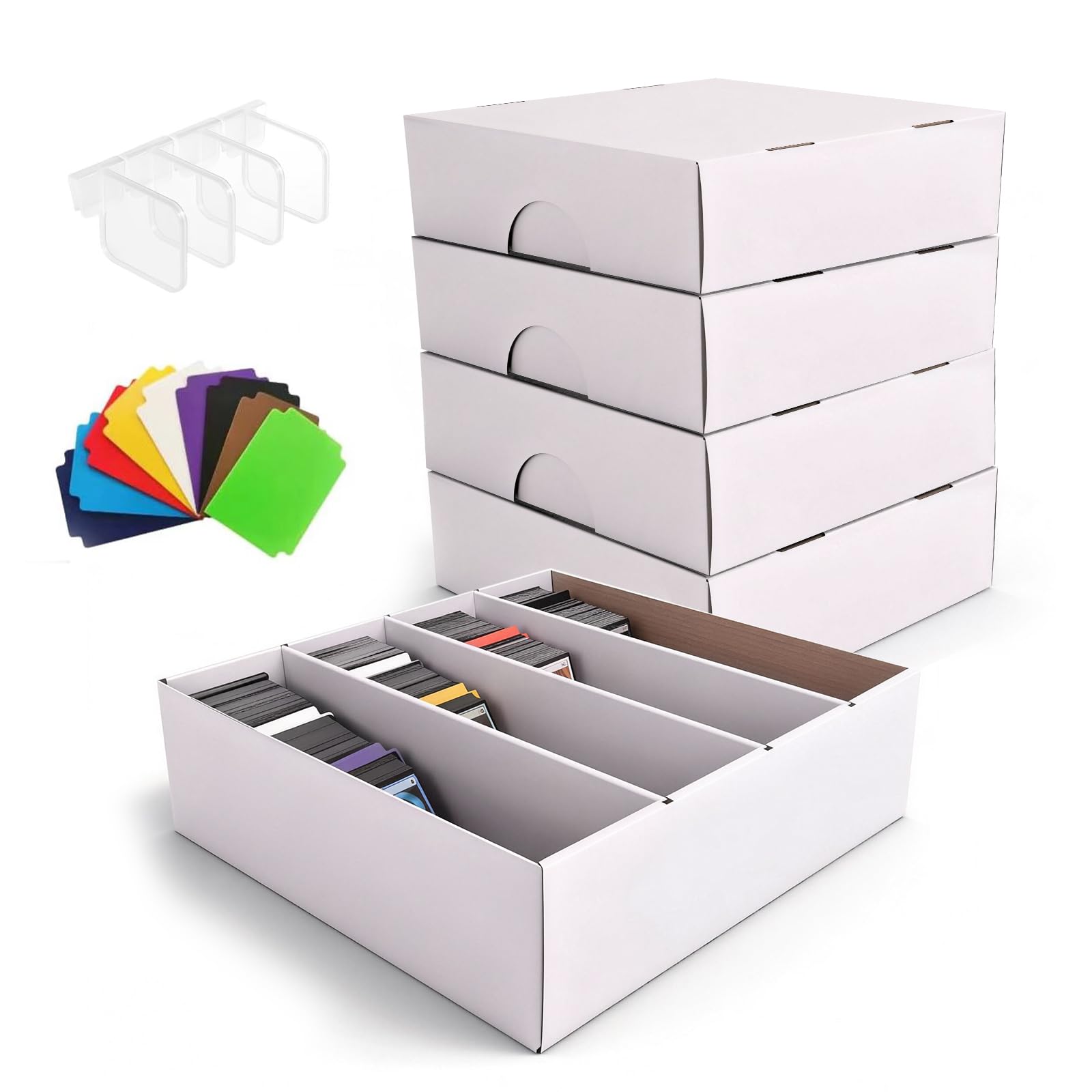 Photo 1 of CHAIARRY 4-Pack Trading Card Storage Boxes