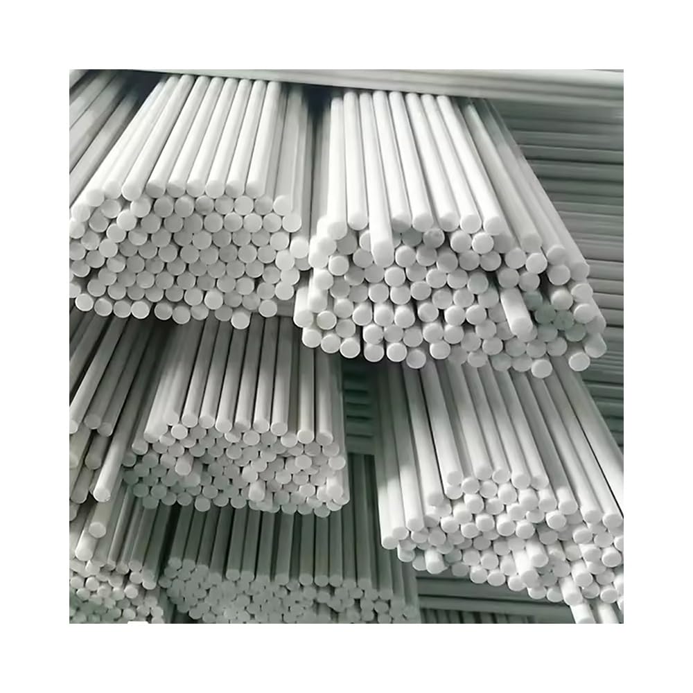Varillas de fibra de vidrio sólidas, 500mm de longitud, 0,8-10mm de diámetro, varillas de aislamiento blancas for manualidades, cometas, tiendas de campaña, 10 Uds.(9.0x500mm)