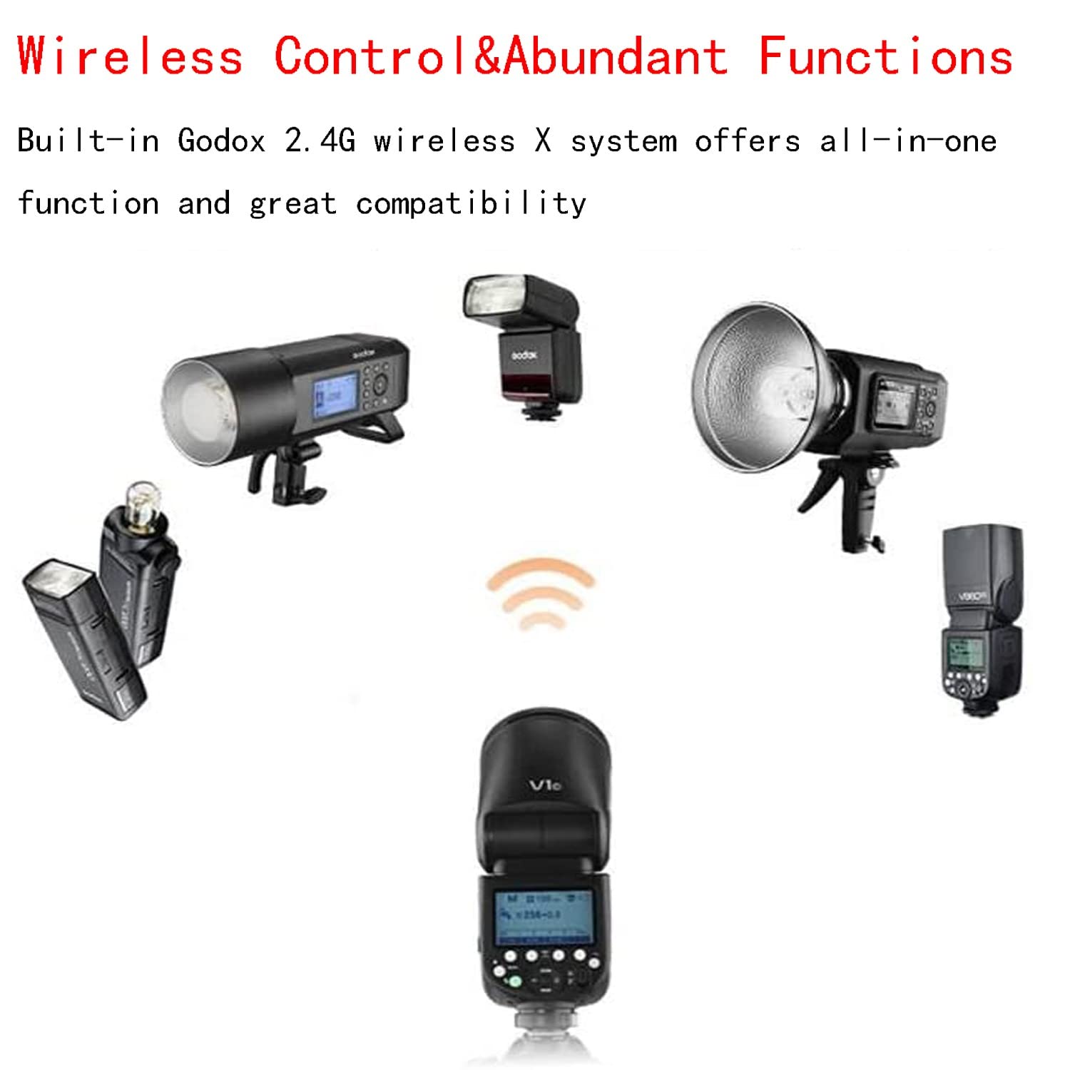 Amazon | 【Godox正規代理】Godox V1-S ラウンドヘッドカメラ 