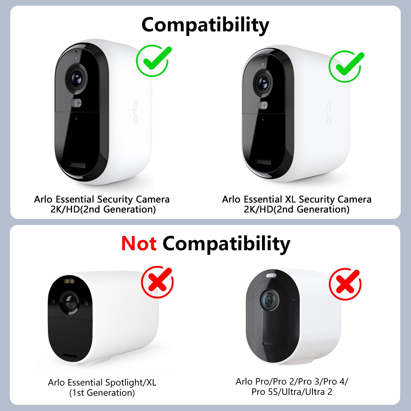 Spotlight Camera Compare Arlo And Arlo Pro Arlo Essential Compare