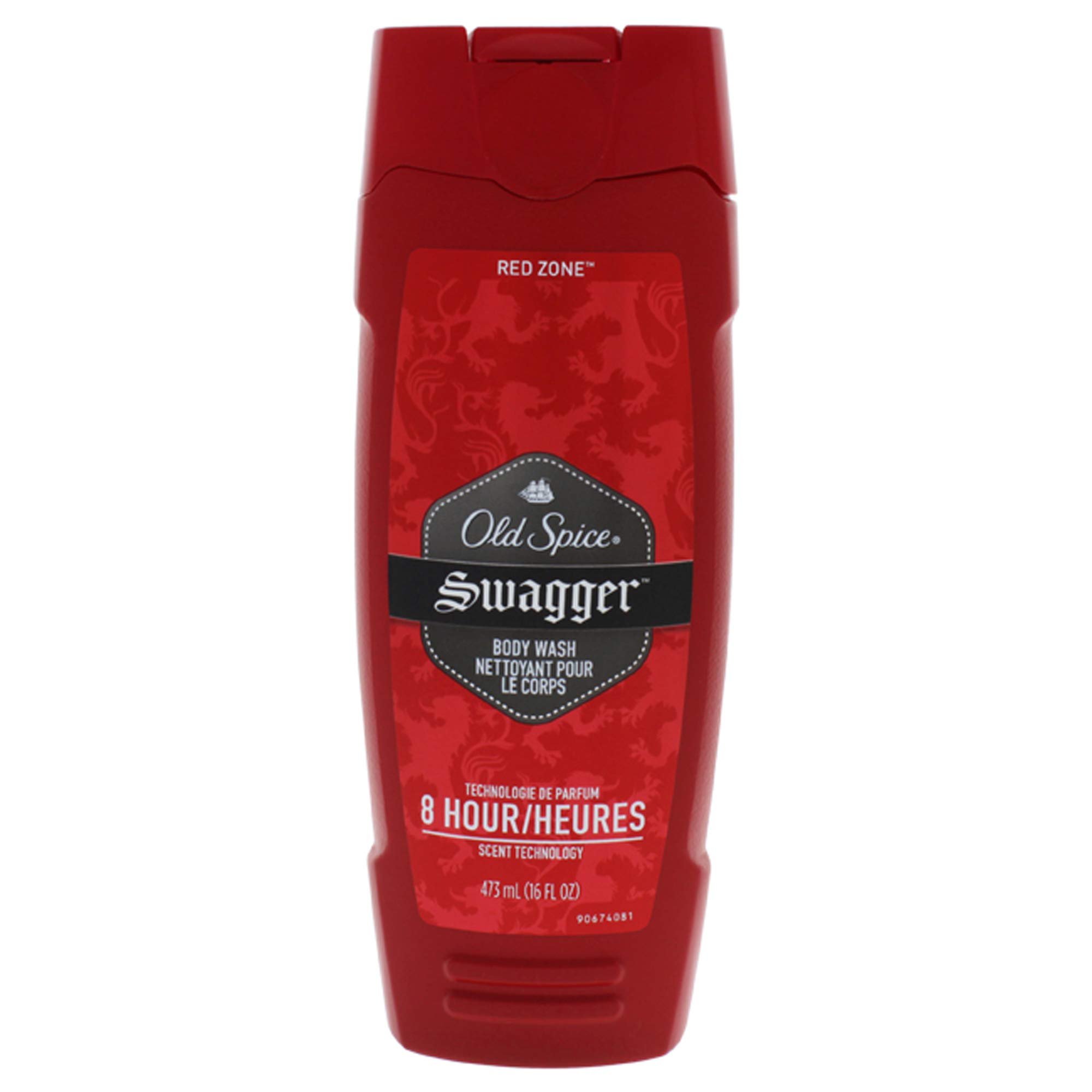 Old Spice Red Zone Swagger Body Wash for Men, Scent of Confidence, 21 fl oz