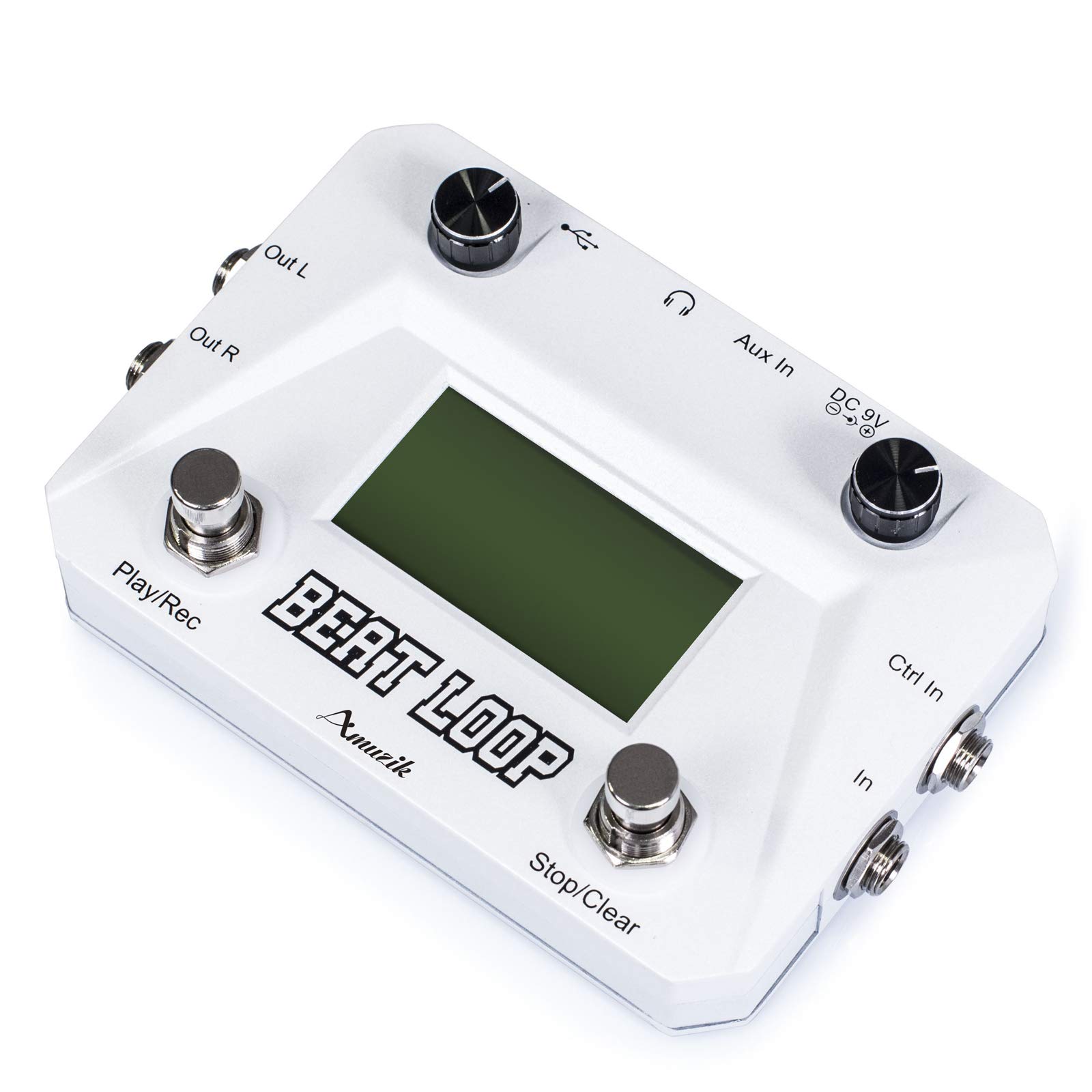 Amuzik looper pedal da guitarra para a estação de loop guitarra
