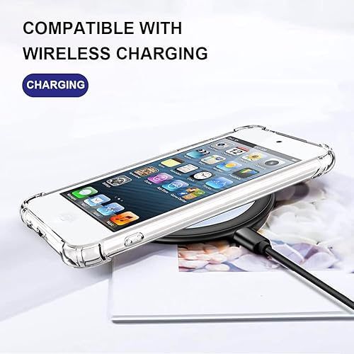 Miniatura 5 de OOK Funda compatible con iPod Touch567 Generación soporte de anillo para niñas y mujeres funda protectora de poliuretano termoplástico suave y a