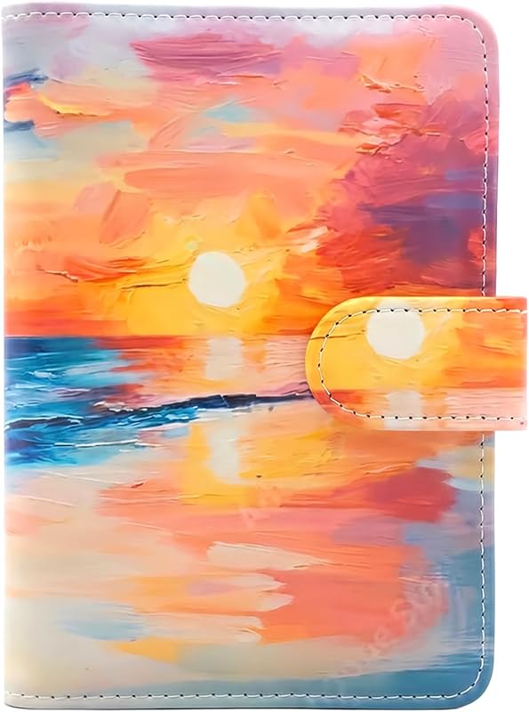 Passport Holder for Travel, RFID Passport Cover Wallet for Women Men, Leather Passport Book Card Holder Case for International Travel Must Haves Accessories, Cruise Ship Essentials Gifts