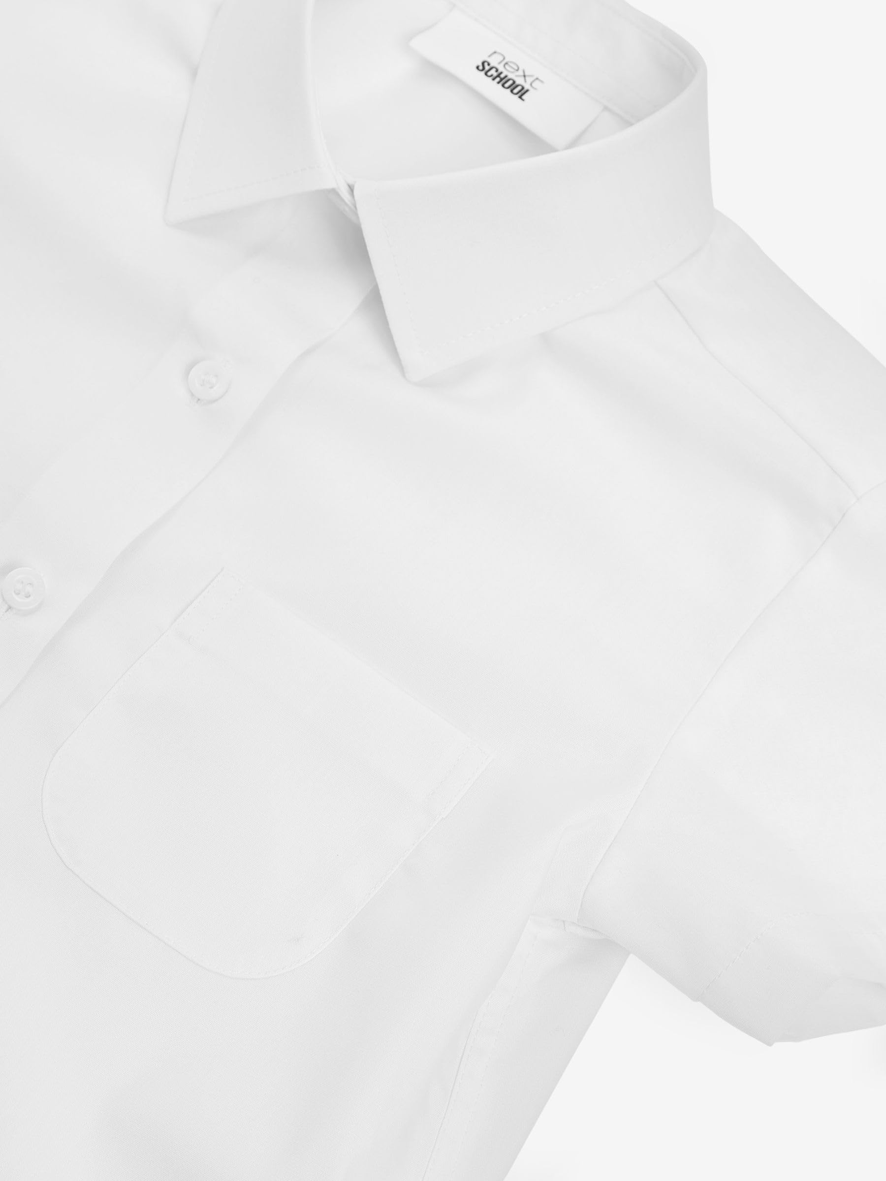 NEXT Fille Chemise d'école Standard à Manches Courtes, Lot de 2