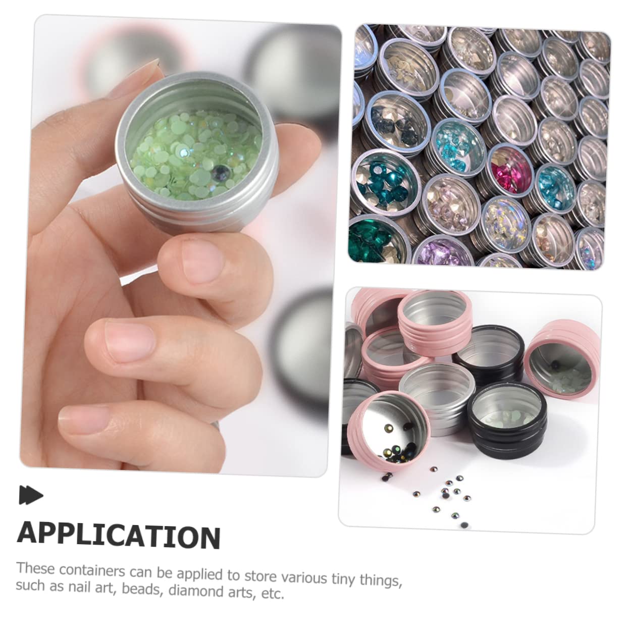 Didiseaon Mini Bead Organizer Bead Holder Organizer Jewelry Boxes for Craft Supplies