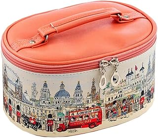 Essentials per la casa Grooming Viaggio Cosmetic Bag PU Makeup Organizer London