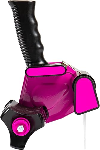Miniatura 2 de The Orignal Pink Box Dispensador de cinta de embalaje para cinta de 3 pulgadas de ancho, color rosa