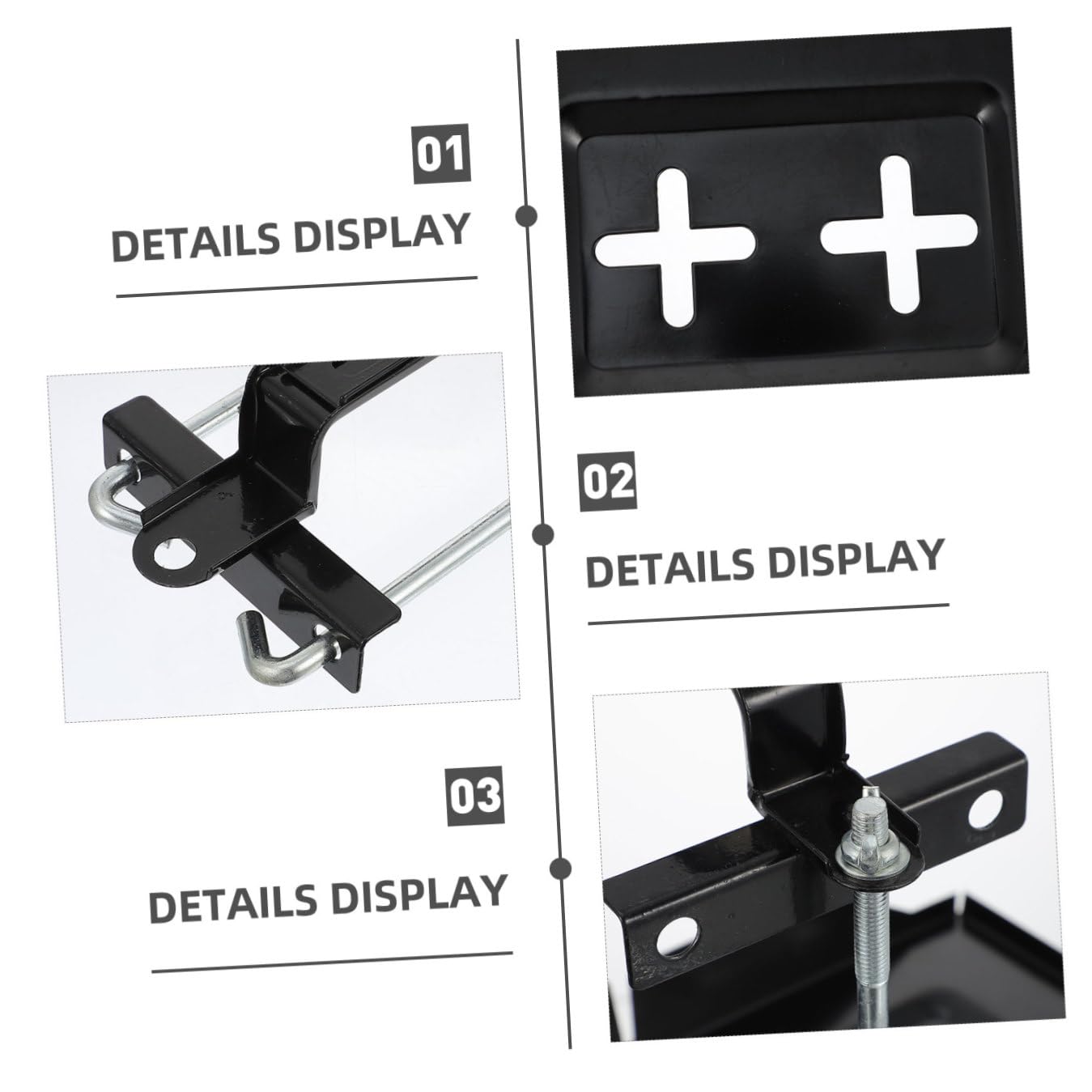Fixation Batterie Voiture Support De Batterie Support De Stockage Voiture Facile Installer