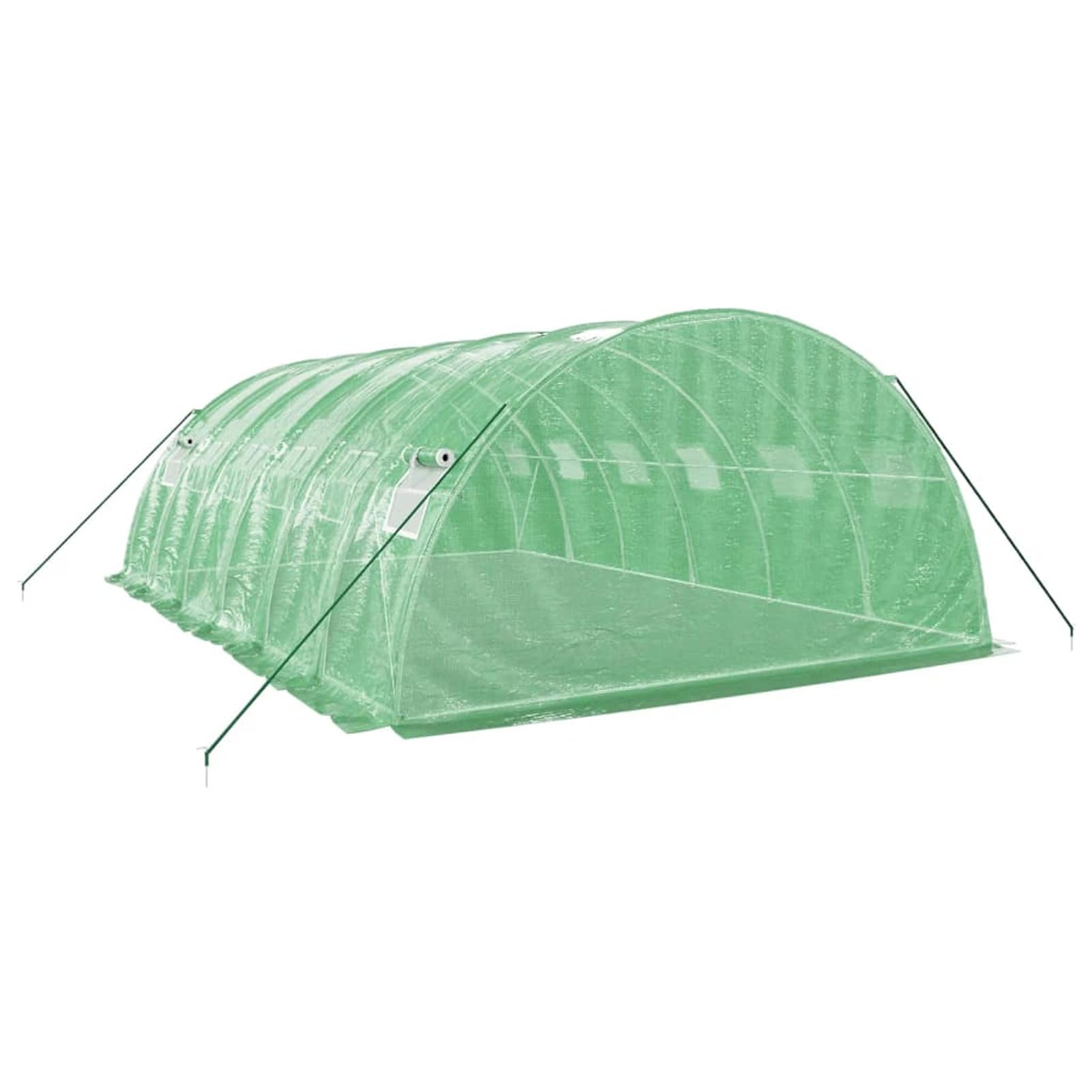 ARKEM Invernadero con Estructura de Acero Verde 24 m² 6x4x2 m Pajareras Exterior En Jardin