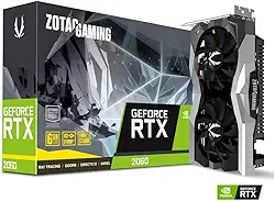 Placa de Vídeo Zotac Gaming - GeForce RTX 2060, Twin Edge, LHR, 6GB GDDR6, Preto