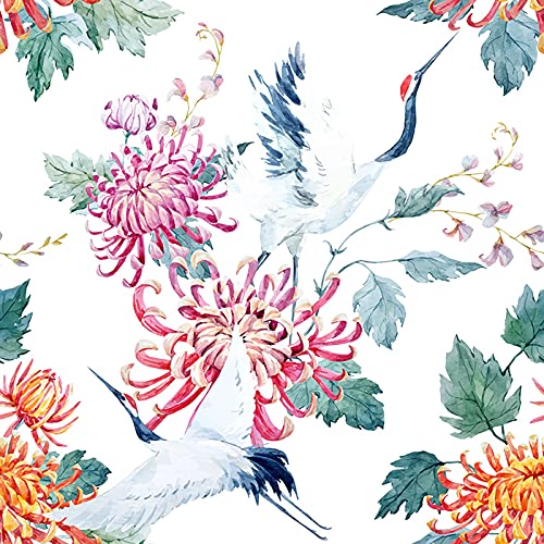 Papier peint floral et oiseaux tropicaux pour relooker les meubles de chambre - 3