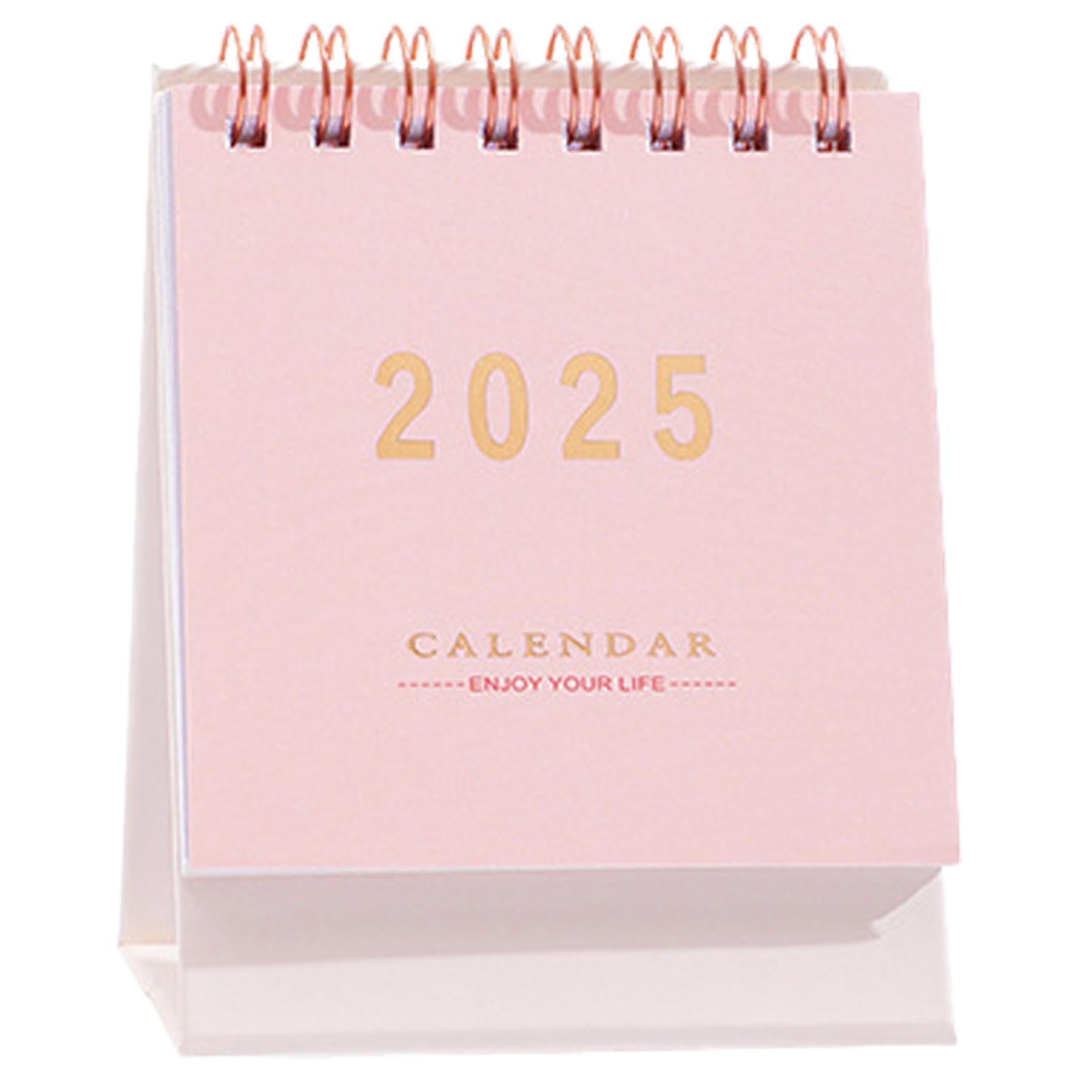 Small Desk Calendar 2025, Standing flipes Desktop Calendar 2025, Monthly Desktop Calendar, Metal Ring Twin-Wire Binding, Table Top flipes Calendar, Time Management Calendar For Home Offices School