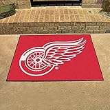 (90cm x 110cm , Team Color) - Fan Mats NHL Detroit Red Wings All-Star Mats