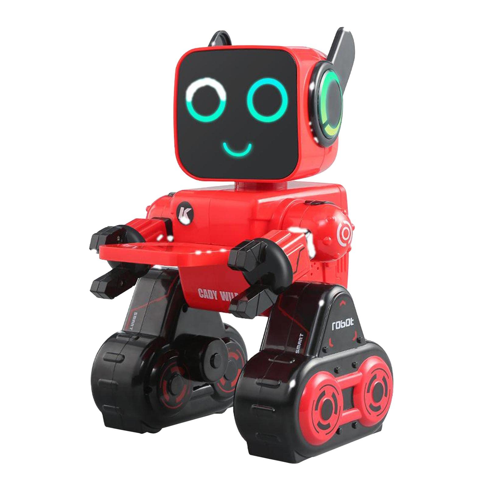 Robot Juguetes Inteligentes Interactivos Programables Control Remoto de Gestos Función Baile Material Plástico Función Cuentos Adecuado para Re, Rojo