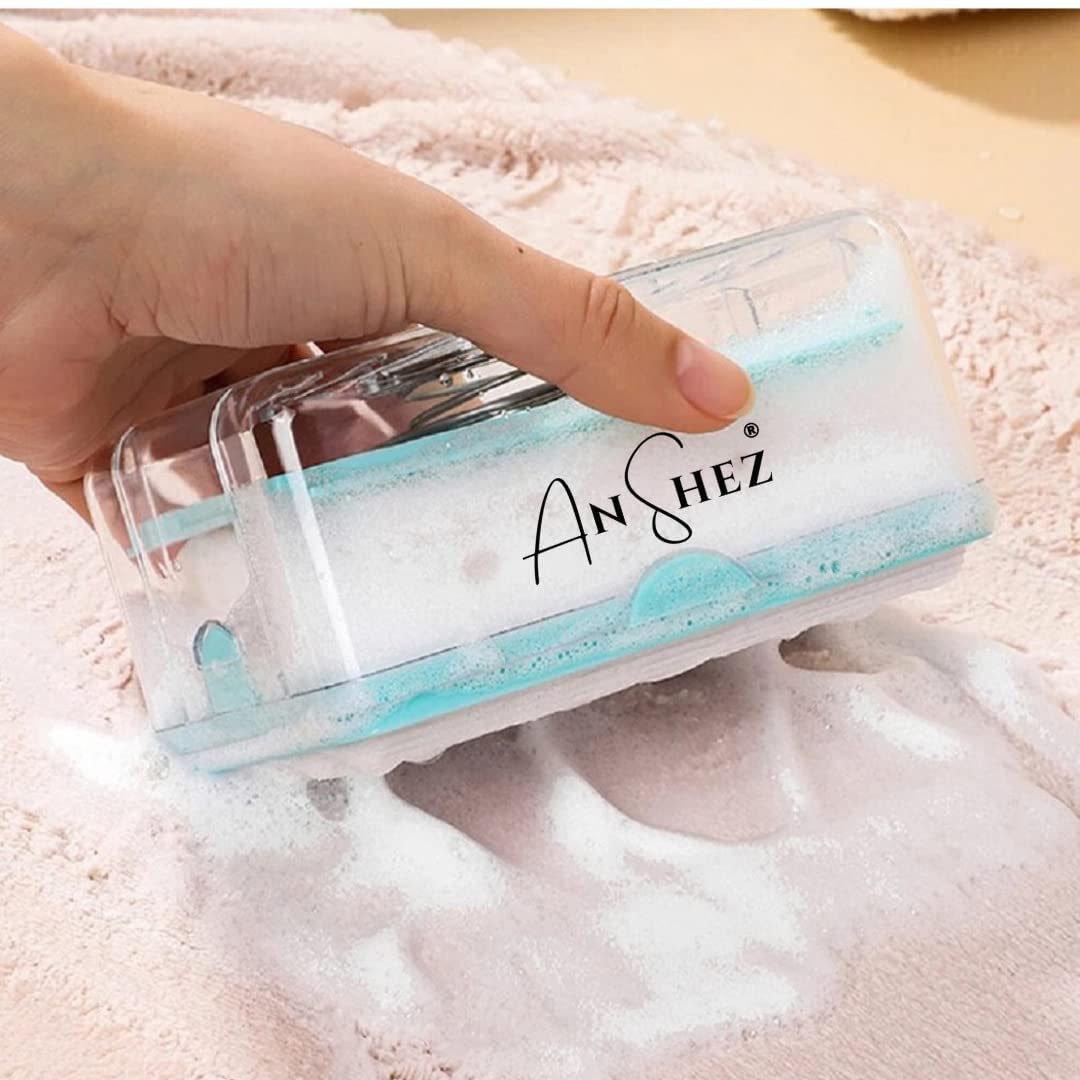 ANSHEZ® 2-in-1 Portable Soap Bar Box Dispenser with Rubber Roller and Drain Holes | Multifunctional Soap Dish Laundry Rolling Soap Box for Home, Kitchen, Bathroom - Pack of 1 (B0BKLPJWX7) Amazon Price History, Amazon Price Tracker