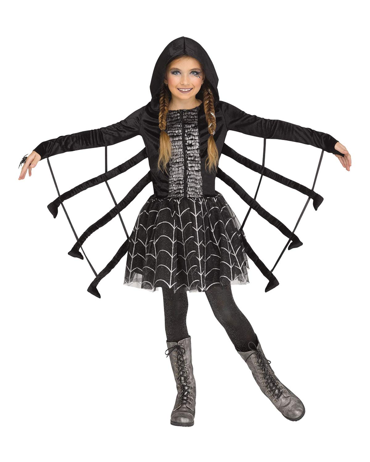 Amazon.com: Fun World Sparkling Spider Child Costume