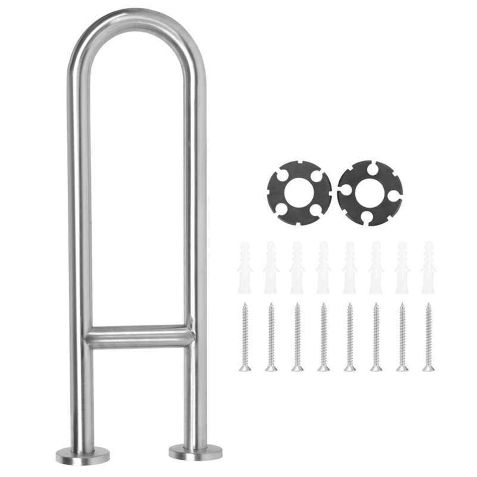 FKXSXAZ Stainless Steel Grab Bar Handicap Rails Bathroom Support Shower Assist Aid for Elderly Disabled Anti-slip