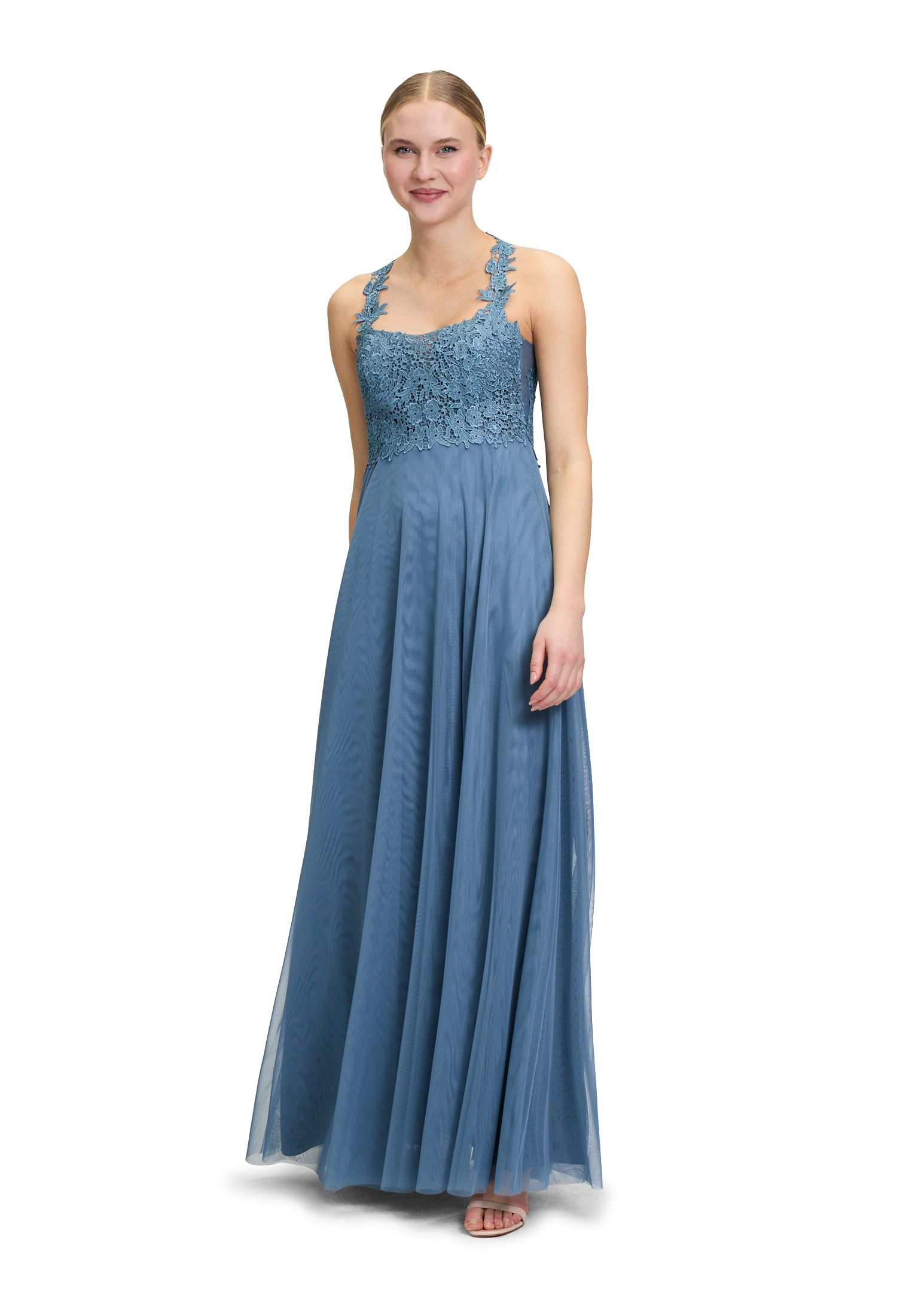 Vera Mont Damen Abiballkleid mit Spitze