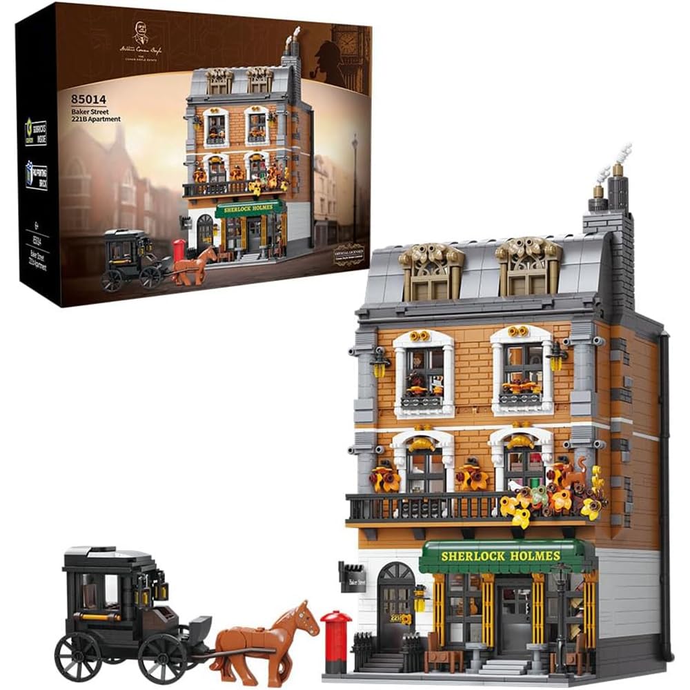 Amazon.co.jp: kowkis Baker Street 221B アパートビルディングレンガ