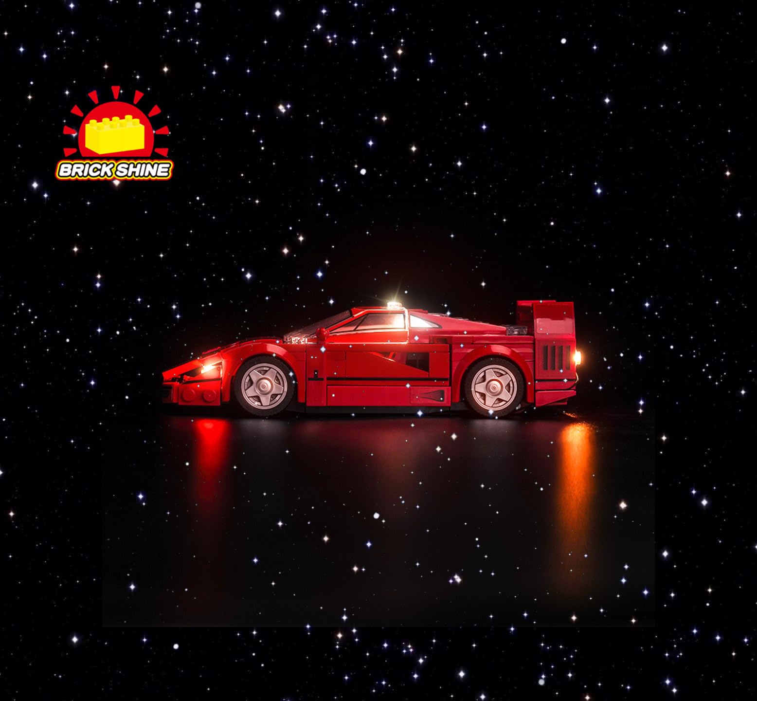 Amazon.co.jp: フェラーリF40スーパーカー76934用ブリックシャイン