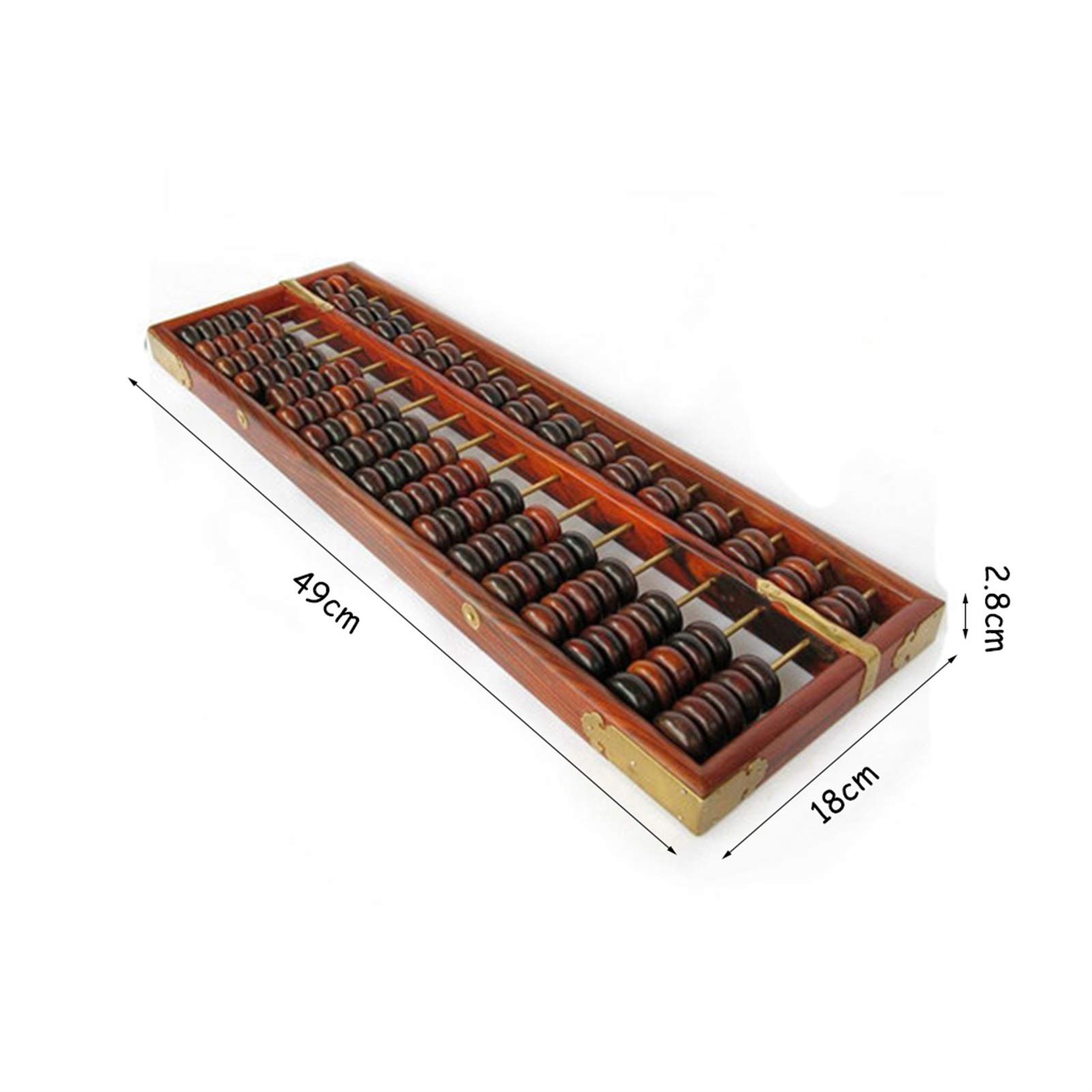 Boulier Standard à Chiffres, boulier en Bois, boulier en Acajou sculpté, Ornements artisanaux Extra Larges à 17 Positions, 49 cm, boulier, Cadeaux d'affaires for Le Bureau