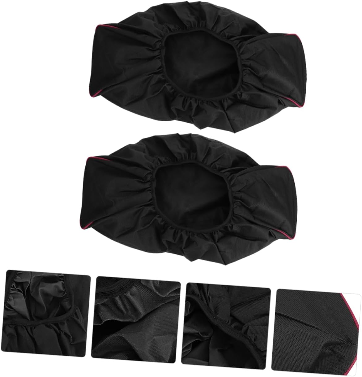 2pcs Heavy Duty Winch Cover Oxford Fabric Uv Protection for Car Winches with Elastic Fit for Optimal Defense against Wind and Scratches