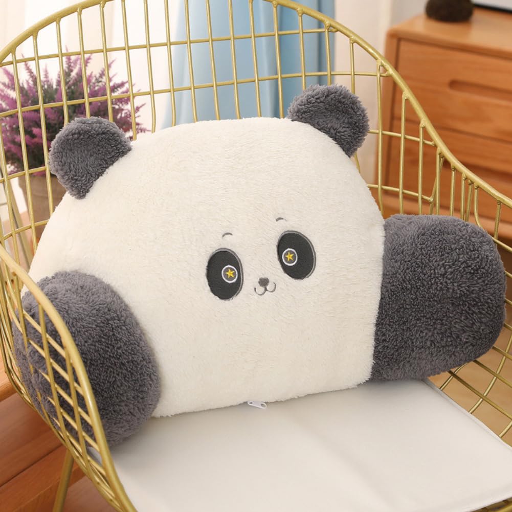 Gujuja Reading Pillow Back Pillow for Sitting Up in Bed Relax Bed Rest Pillow with Arms Office Car Seat Lumbar Support Cushion for Kids Teens Boys