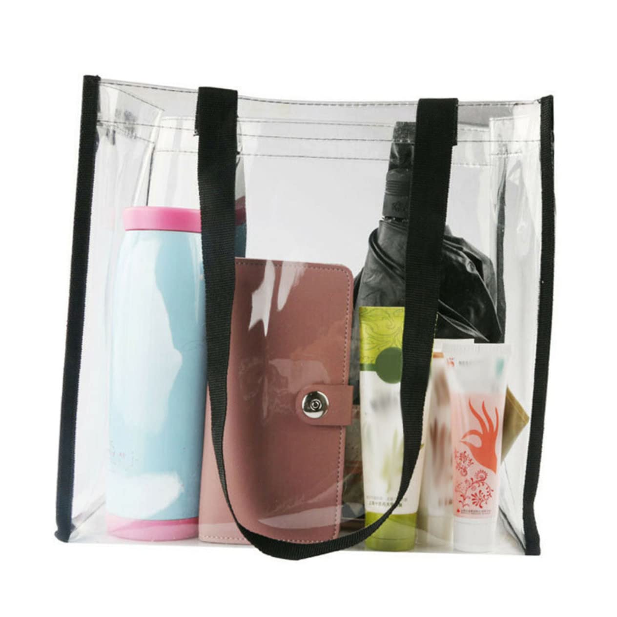 minkissy 2 Piezas Colgante Transparente Neceser de Viaje para Cosméticos Tote Bag Multifuncional
