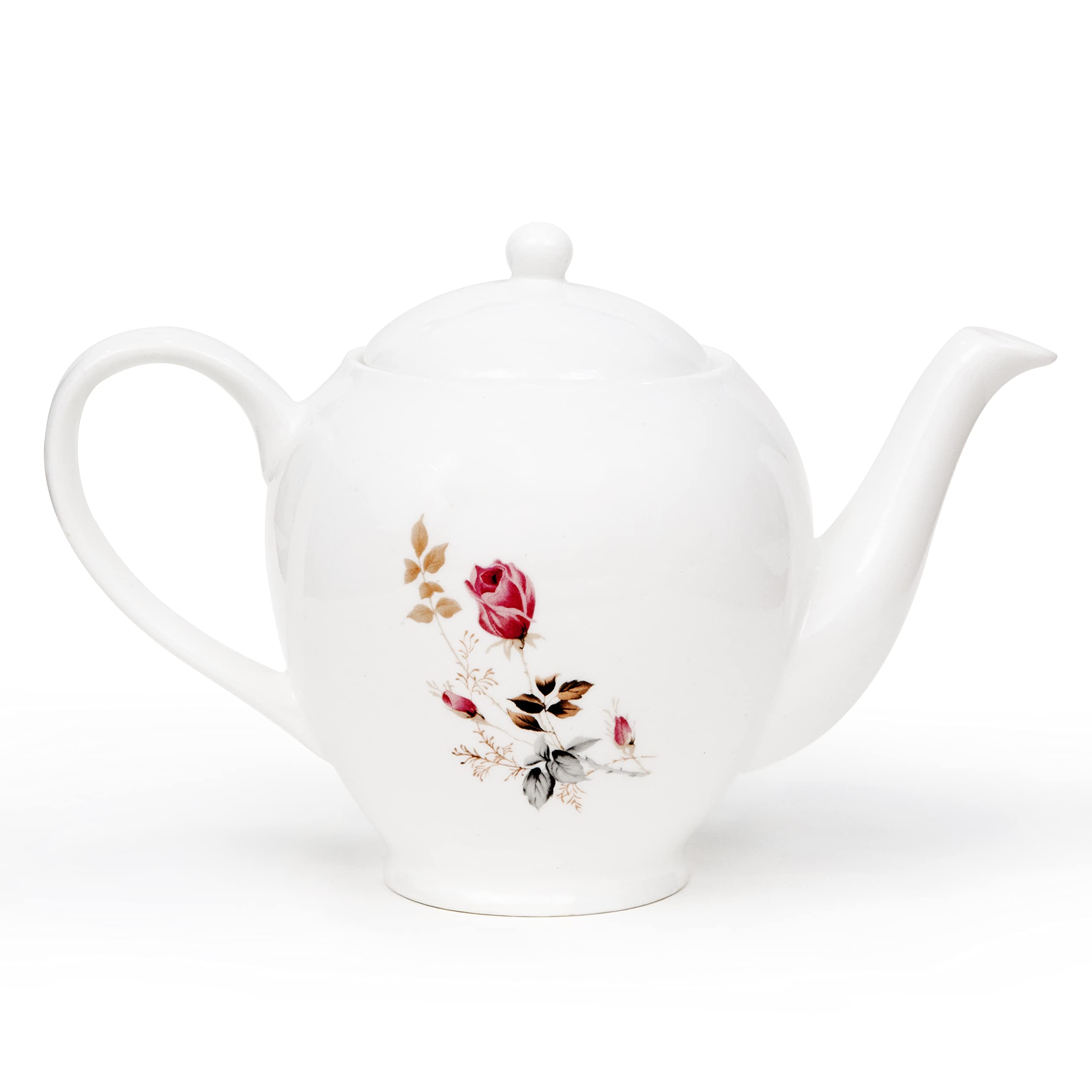 Clay Craft Fine Ceramic | Floral Printed | Tea/Coffee Cups - Set of 6-180 ml Each (Teapot Diamond) - Image 5 thumbnail