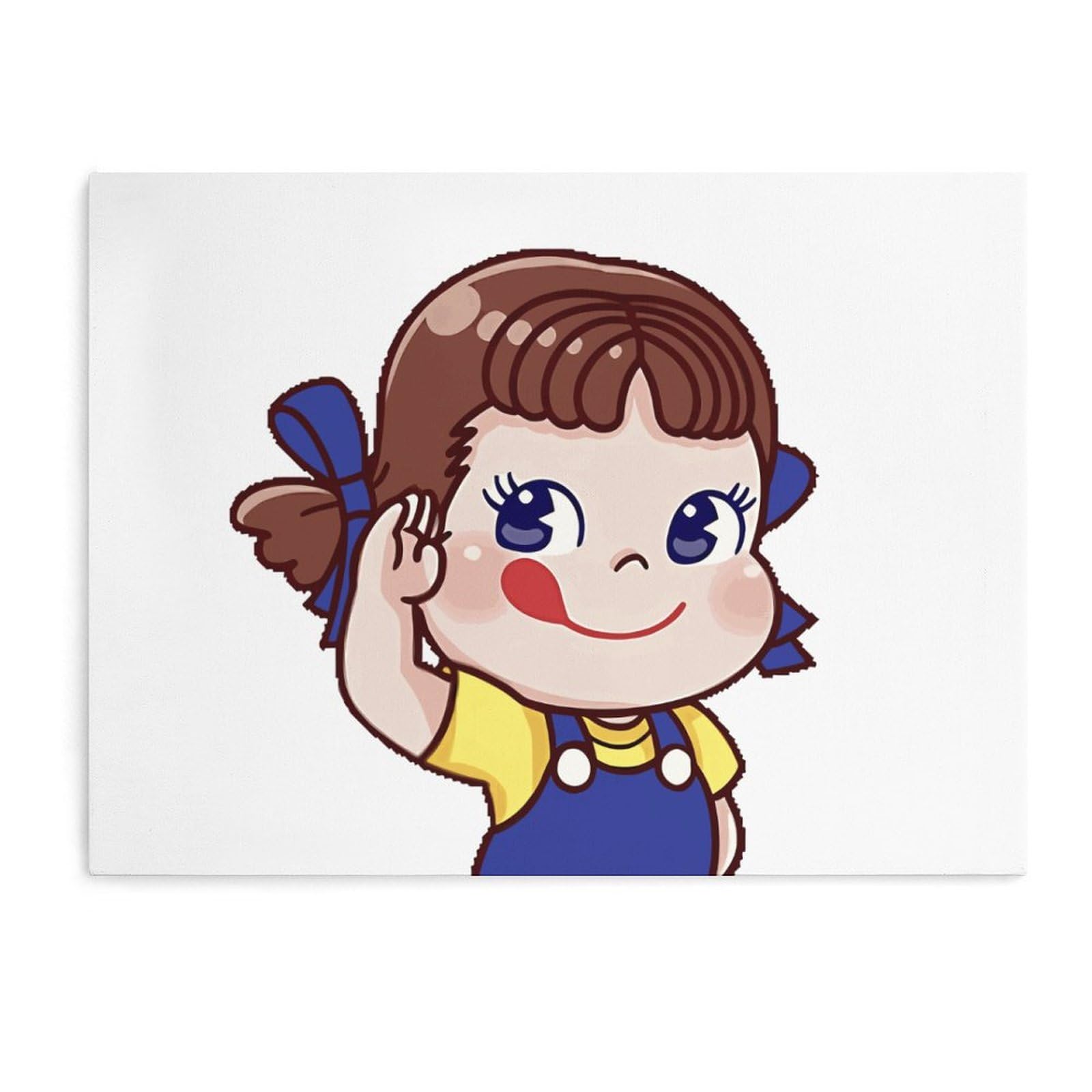 ペコちゃん 絵 直筆 インテリア 激うま Amazon.co.jp: ペコちゃん アートパネル アートポスター 飾り絵