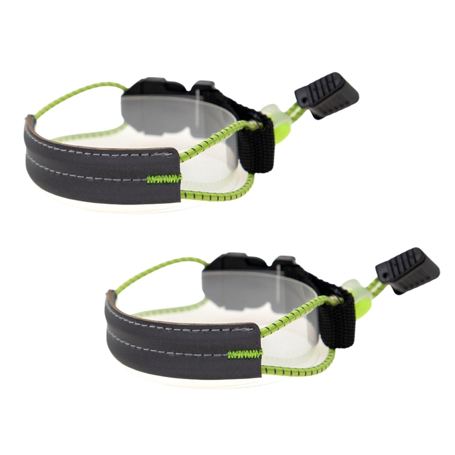 Fascia Riflettente per Pantaloni da Ciclista, Fermaglio Elastico per Fissare Le Gambe dei Pantaloni in Bici, Fascia Comoda per Uso Quotidiano e all’Aperto, Set da 2