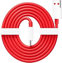 A2ZSHOP 65W Charging Cable USB to Type C Warp Charger SuperVooc/Dash Fast Charge Cable for Oneplus 11,11R,10 Pro,10R,10T,9RT,9R,8R,8T Charge Cable for 6/6T/7/7T,Nord,Ce2 Lite 5G,Ce 3 5G,Ce3 Lite, Red