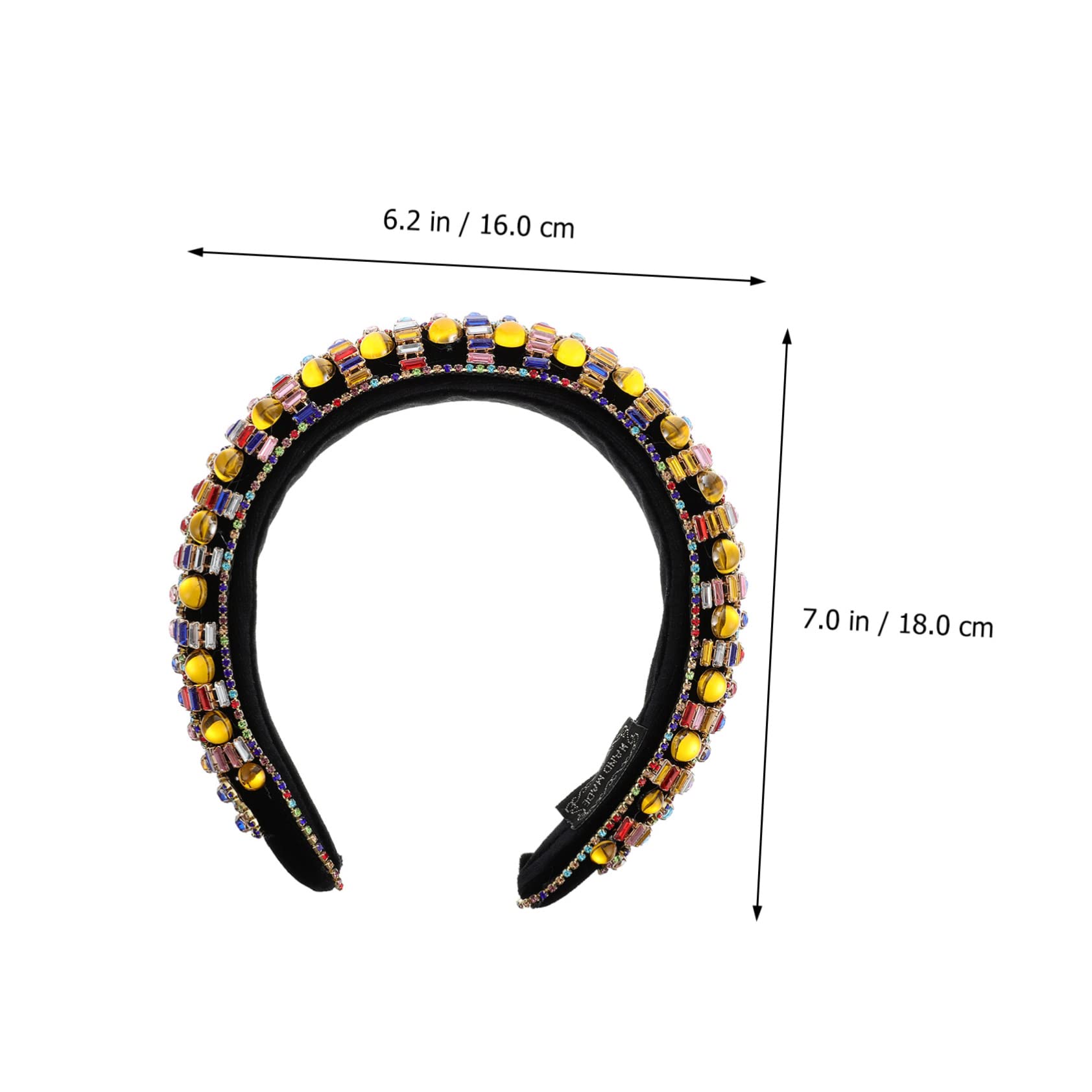 Ipetboom 2pezzi Cerchietto Vintage Per e Ragazze Fascia Antiscivolo Per e Accessorio Per Cerimonie e Look Quotidiani