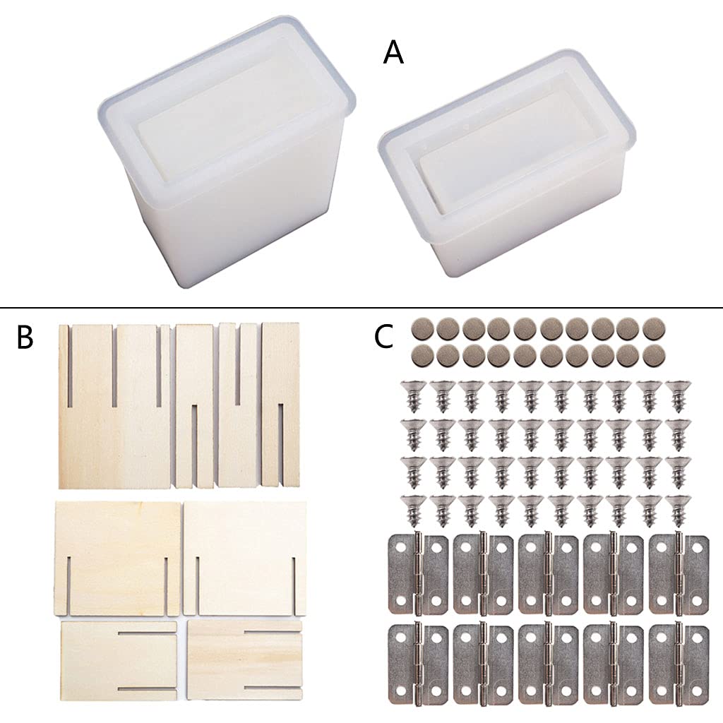 Amazon.com: BOGEEL 1 Set Box Epoxy Resin Mold Cigaret Storage for Case  Silicone Mould Crafts Soap Plaster Casting Tools : Arts, Crafts & Sewing