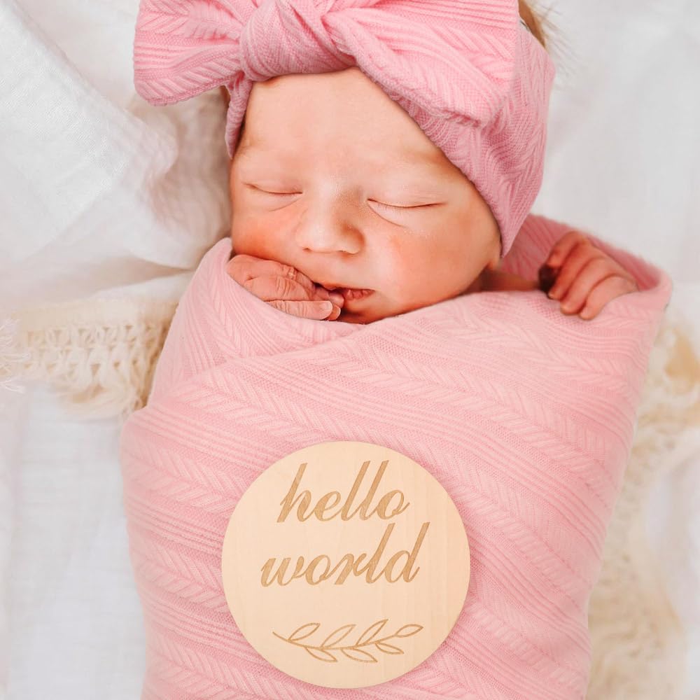 DRESHOW Manta Bebé Recien Nacido Manta de Arrullo Cobija Manta Envolvente para Swaddle Bebés 0-3 Meses