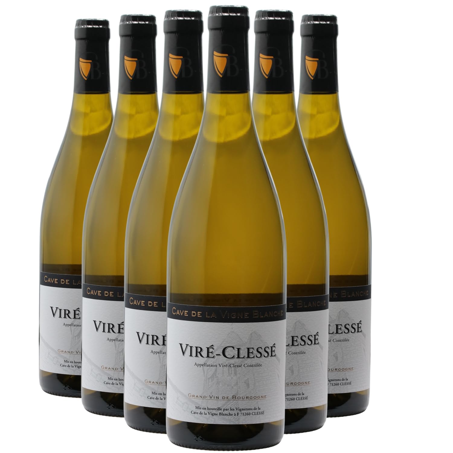 Viré-Clessé Weißwein 2024 - Cave de La Vigne Blanche - g.U. - Burgund Frankreich - Rebsorte Chardonnay - 6x75cl