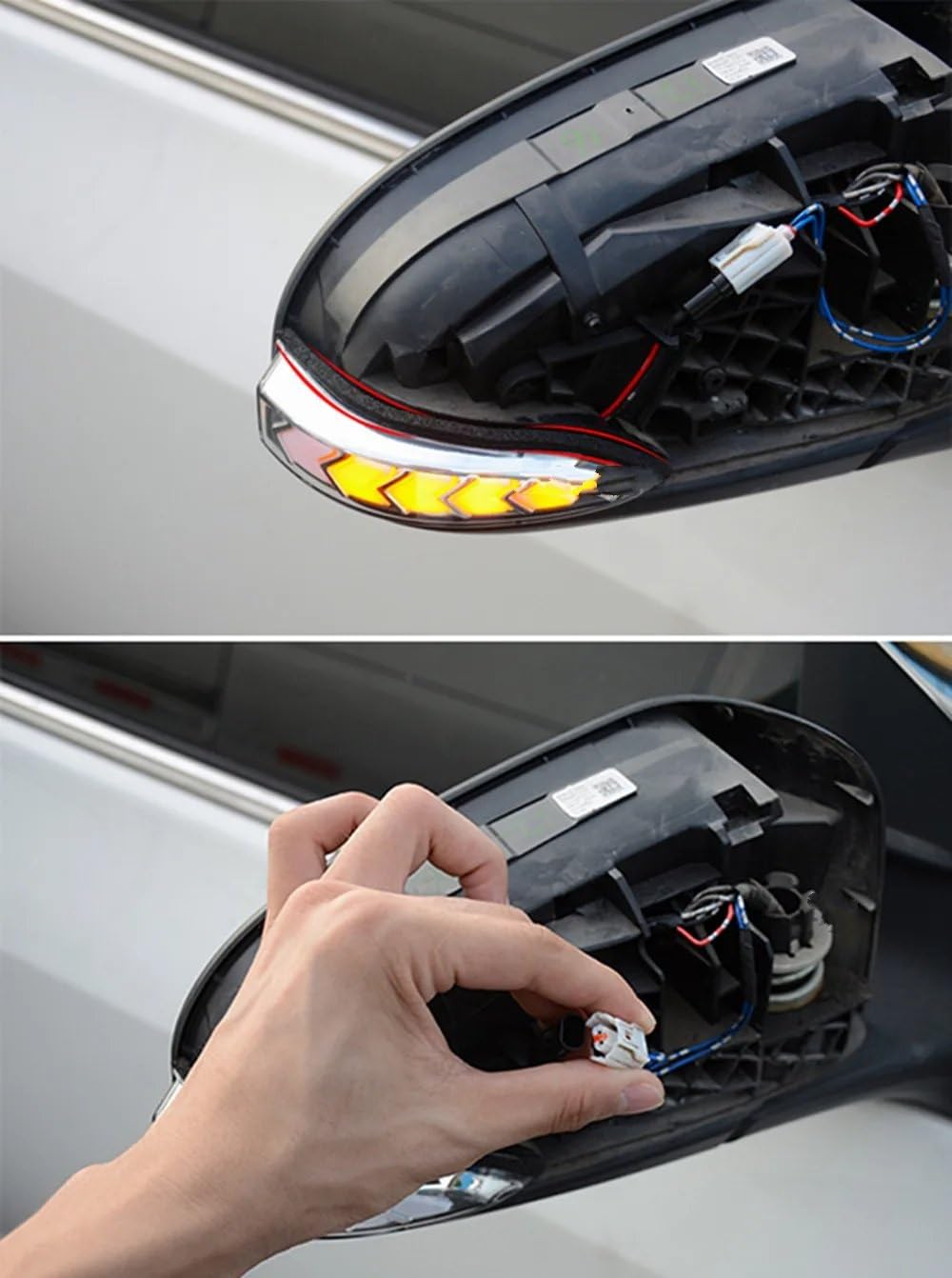Intermitentes Dinamicos LED para Toyota para Camry XV50 para Corolla para Altis para Prius para Coche LED Señal Giro Dinámica Espejo Lateral Intermitente Indicador