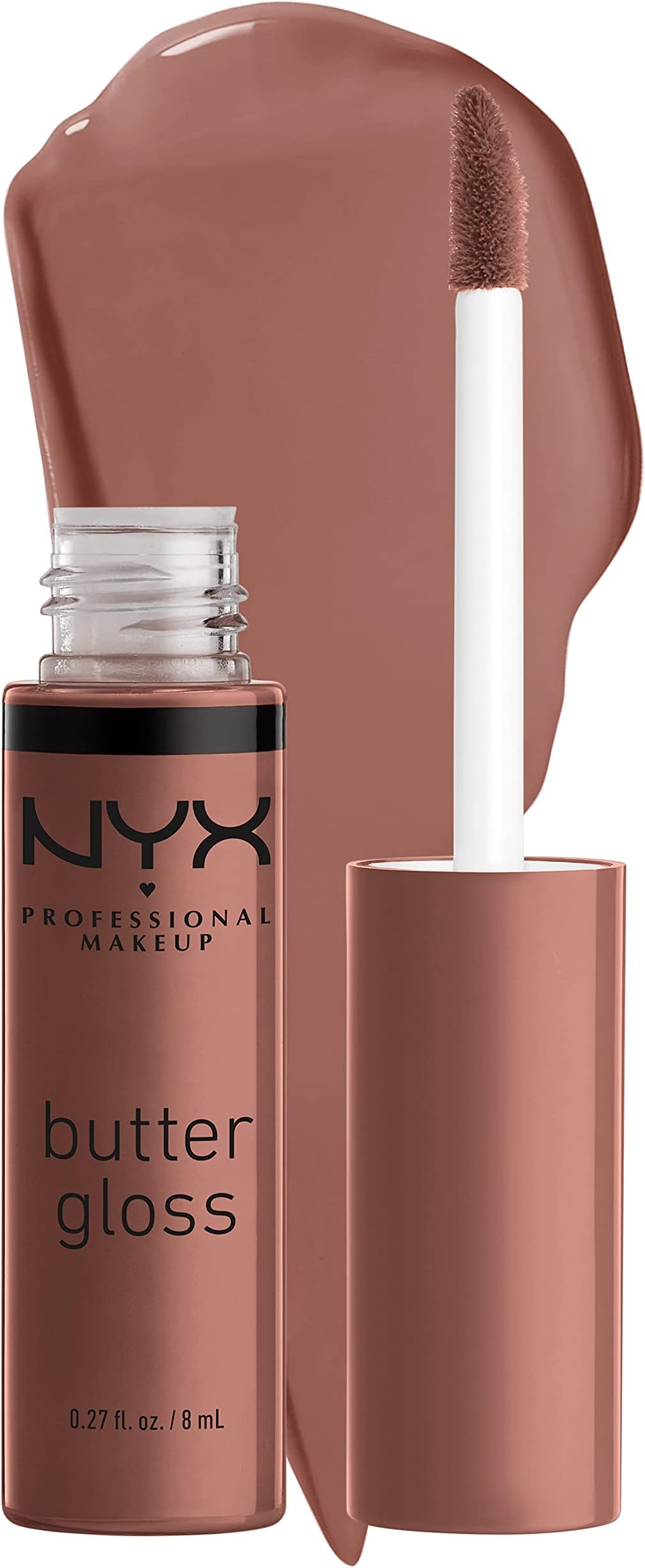 Butter Lip Gloss, Non-sticky Formula, Leaves Lips Feeling Soft & Silky Smooth, Easy Application, Cruelty-Free, Shade: 46 Butterscotch