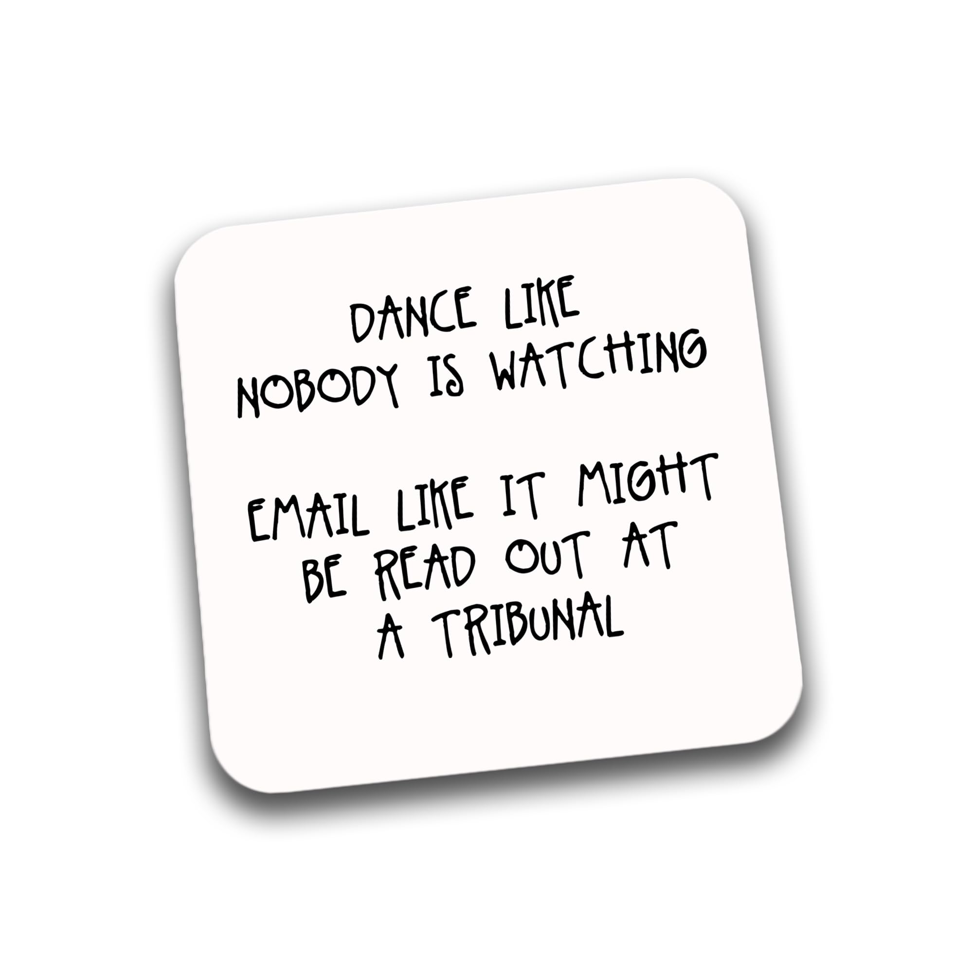 Rib Ticklerz Multicolour - Funny Office Email Coasters Novelty Hilarious Humour Gift Colleague Secret Santa Work Office Joke Banter Friends Birthday Dc233