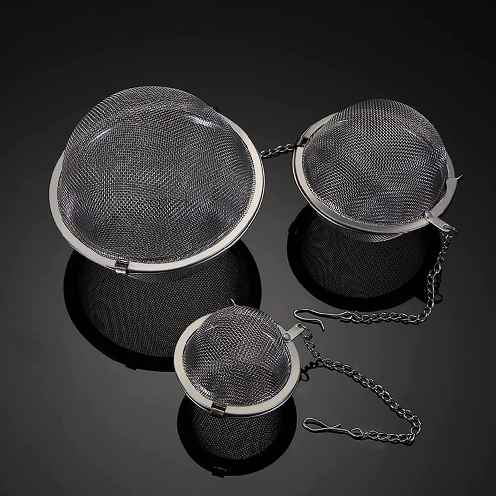2 Unidades USB de Malla de Acero Inoxidable, Bola de té de 2,1 Pulgadas, filtros para infusor de té, filtros para té-2.2IN