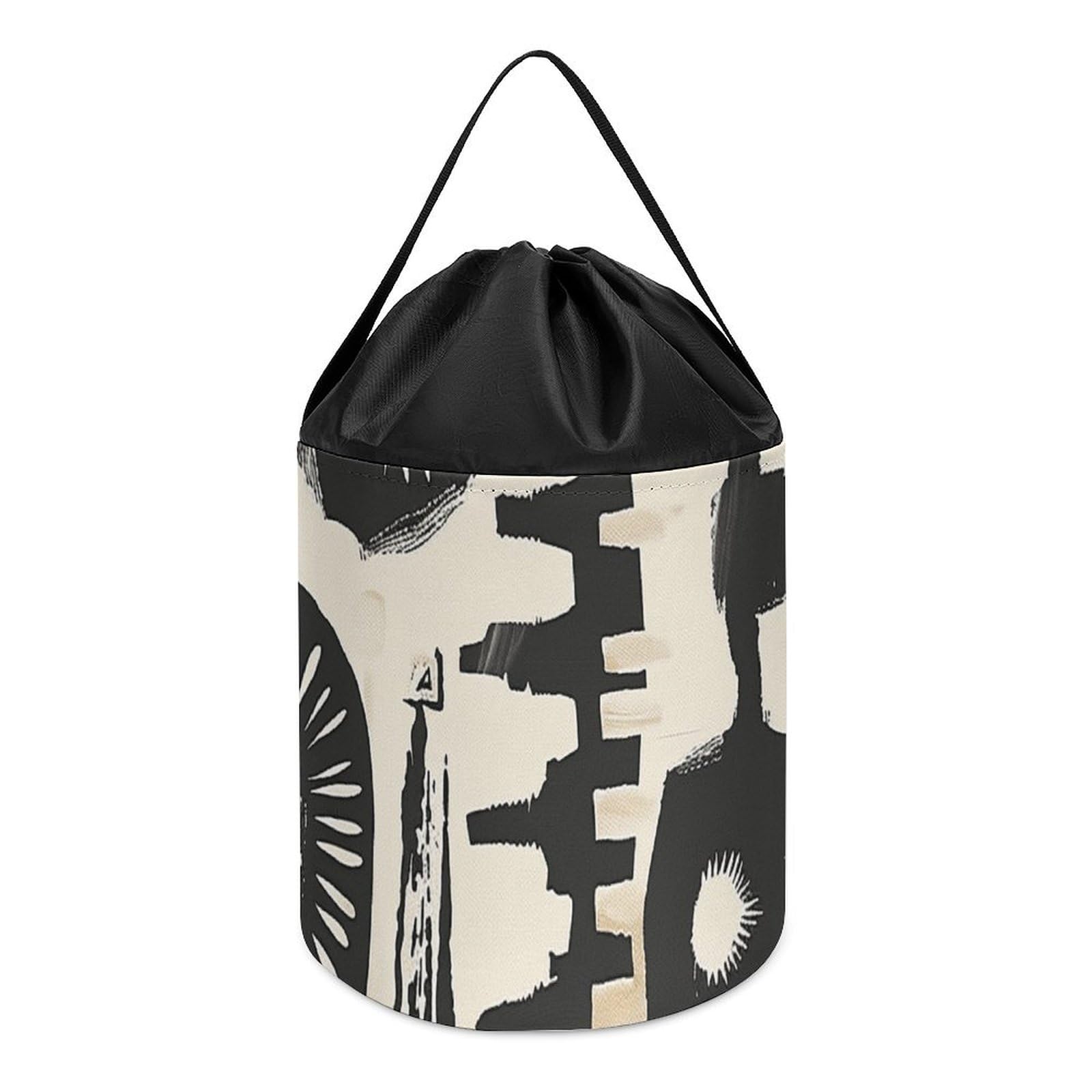 Grand sac de rangement pour jouets en tissu africain réutilisable pour blocs enfant