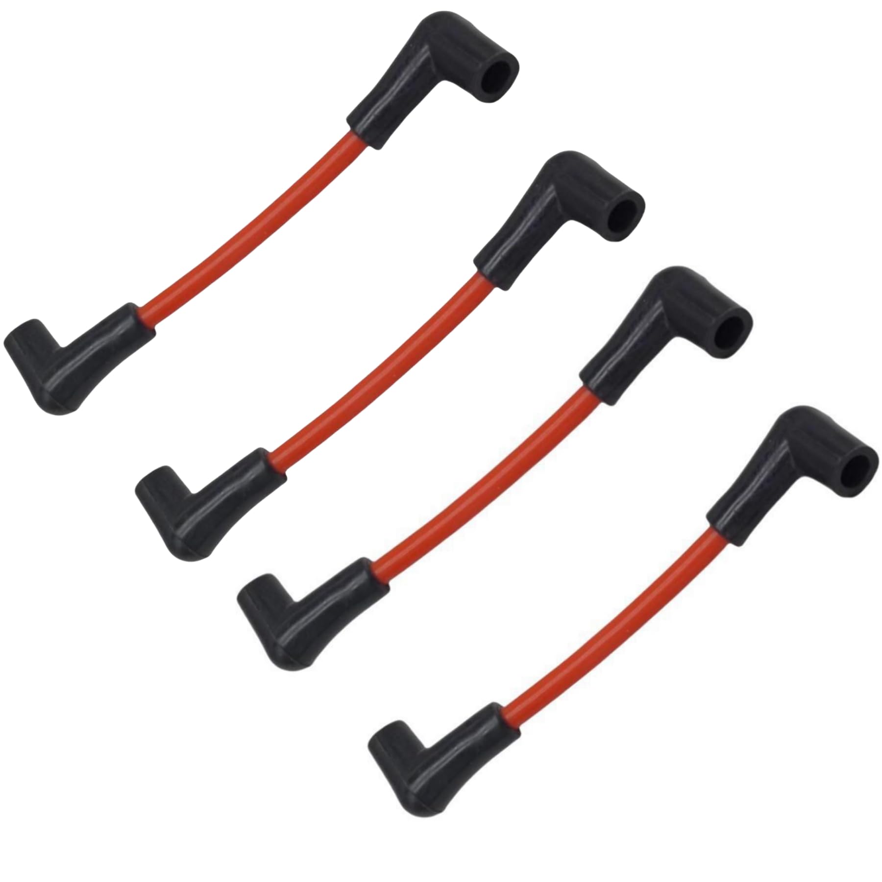 HeuroFosh 18-8816 4 Pcs 6" Spark Plug Ignition Coil Wires for OMC for Johnson for Evinrude V4-V6 10-235 HP Outboard Motors 582365