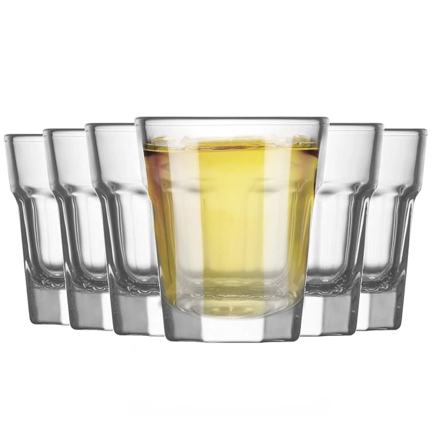 Miss Vetty Shot Glasses, 42g Classic Shot Glasses Set With