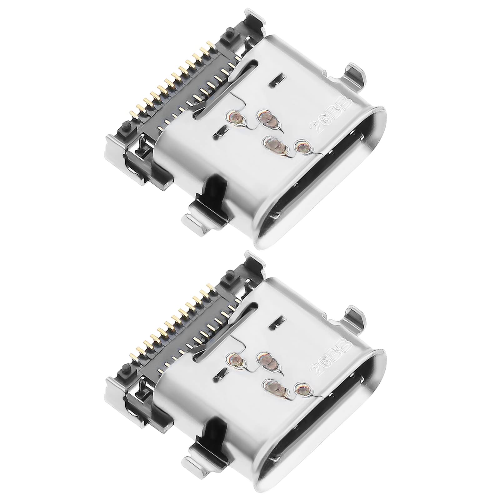 T no T lighting equipment シリコンコネクター 2Pcs DC Power Jack Connector Replacement Compatible with Lenovo