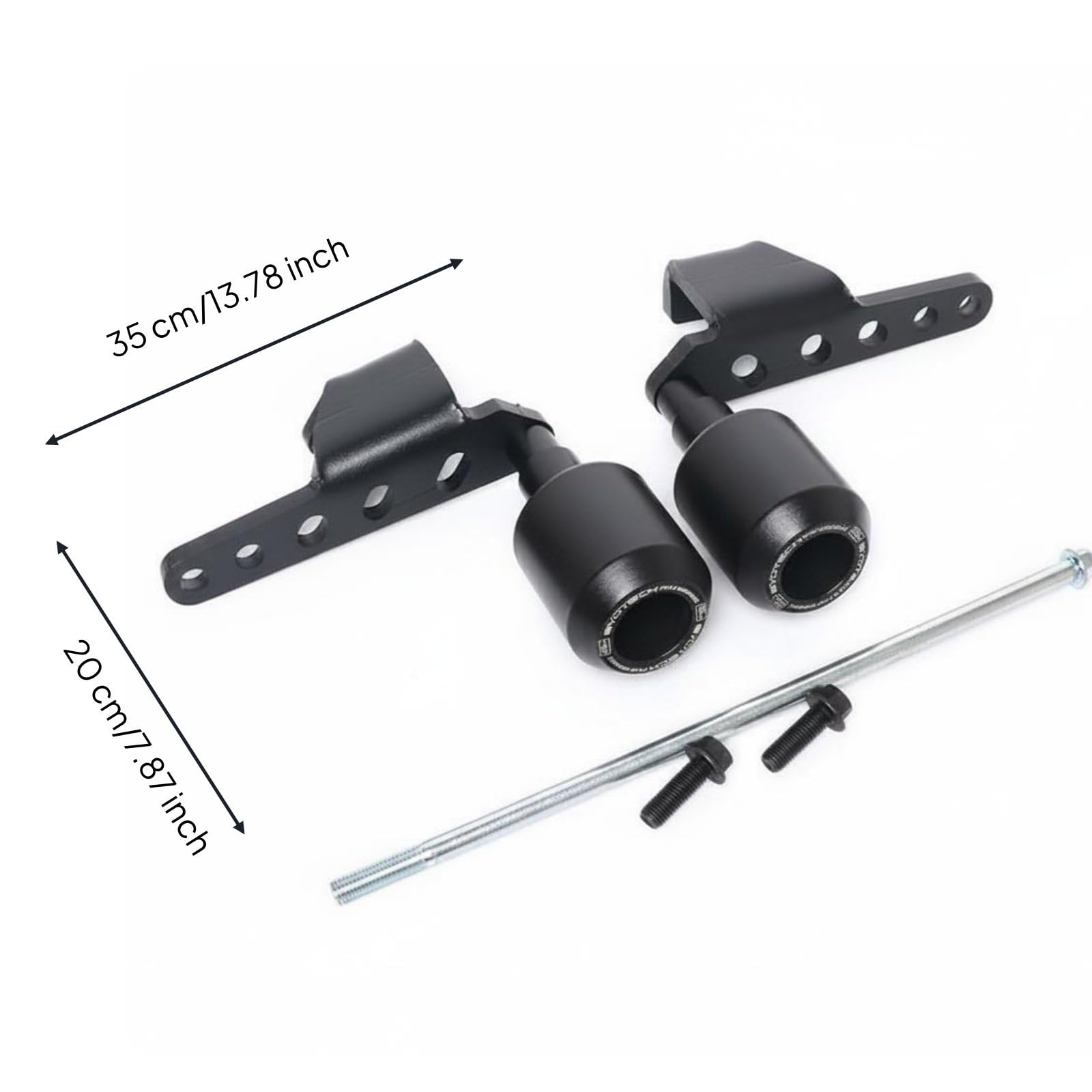 kowaku Parador de Motor para Motocicleta Barra Protectora Deslizadores Anticaída Protector de Motor Aleación de Aluminio CNC Superficie Anodizada Duradera