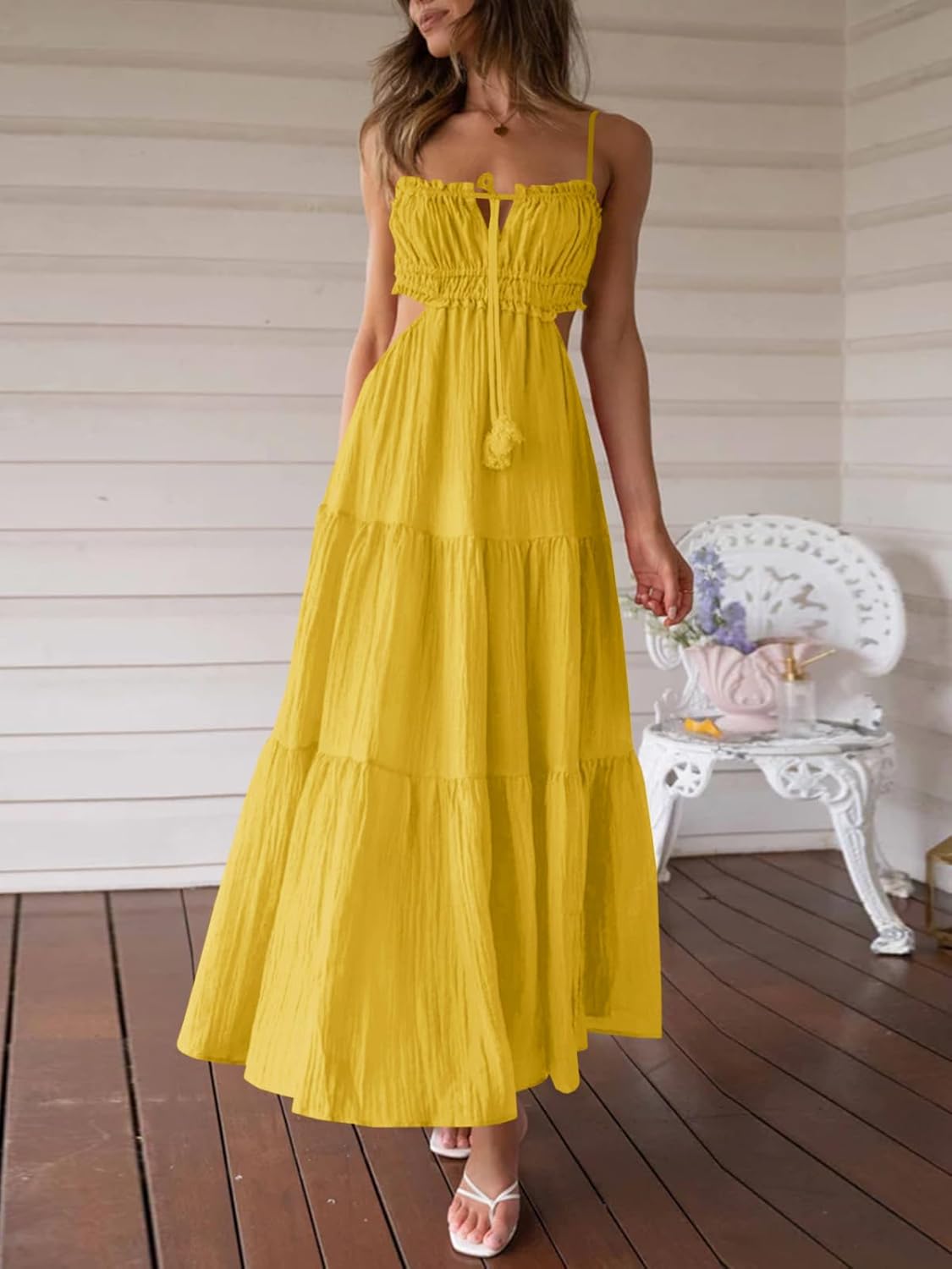 Spaghetti Strap Maxi Dress